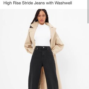 NEW WITH TAGS-Gap High Rise Stride Jeans with Washwell